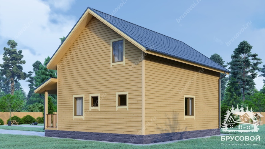 Второй вид проект БРУСОВОЙ №-167