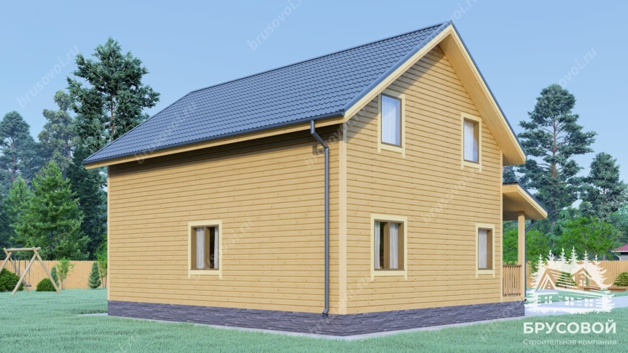 Третий вид проект БРУСОВОЙ №-167