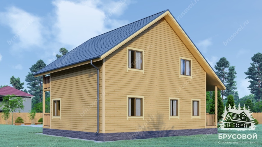 Второй вид проект БРУСОВОЙ №-168