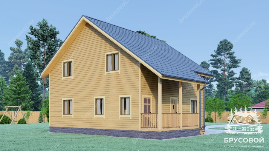 Третий вид проект БРУСОВОЙ №-168
