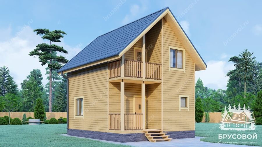 Главный вид проект БРУСОВОЙ №-17