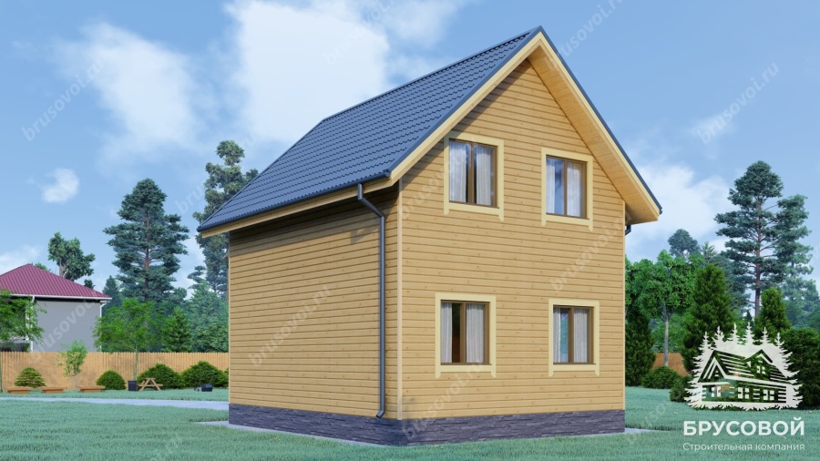 Третий вид проект БРУСОВОЙ №-17