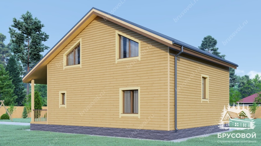 Третий вид проект БРУСОВОЙ №-170