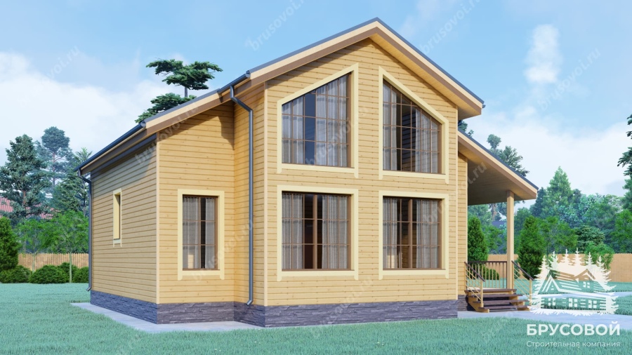 Четвертый вид проект БРУСОВОЙ №-170