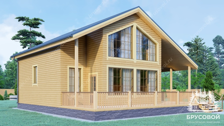 Четвертый вид проект БРУСОВОЙ №-171