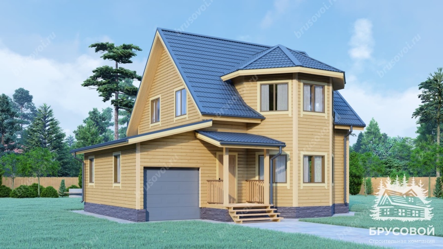 Главный вид проект БРУСОВОЙ №-172