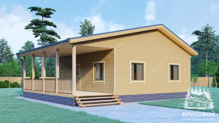 Главный вид проект БРУСОВОЙ №-173