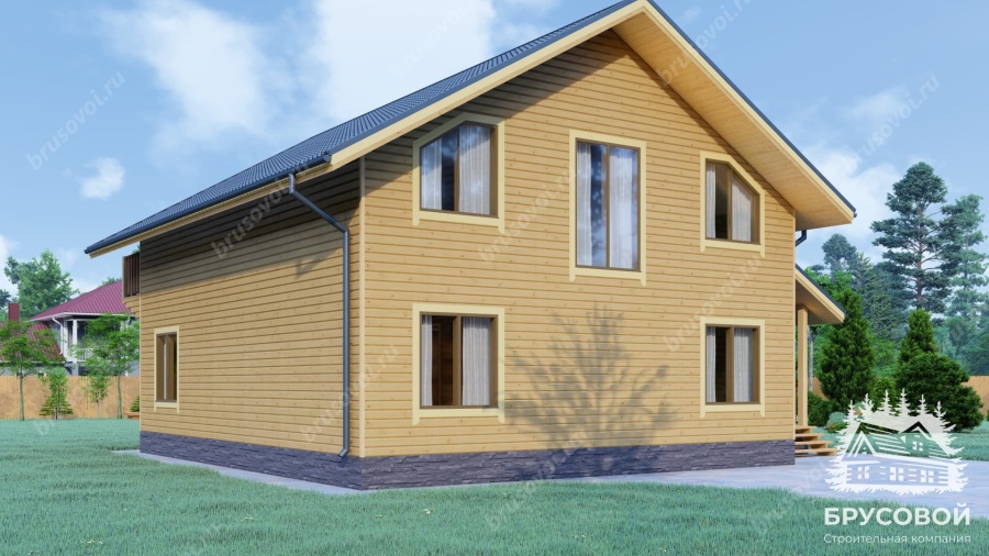 Третий вид проект БРУСОВОЙ №-174