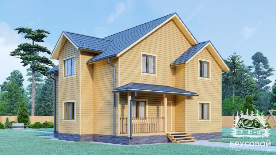 Главный вид проект БРУСОВОЙ №-175