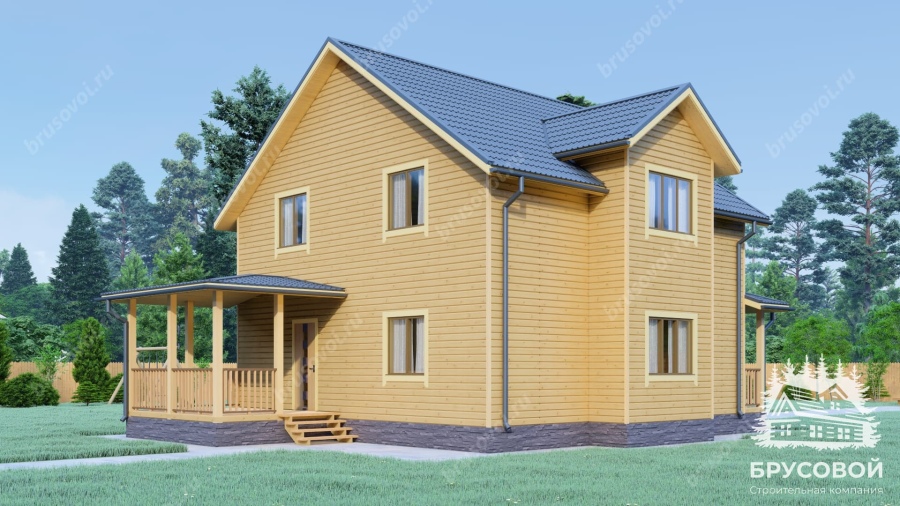 Четвертый вид проект БРУСОВОЙ №-175