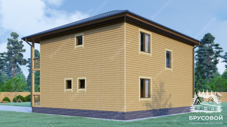 Второй вид проект БРУСОВОЙ №-176
