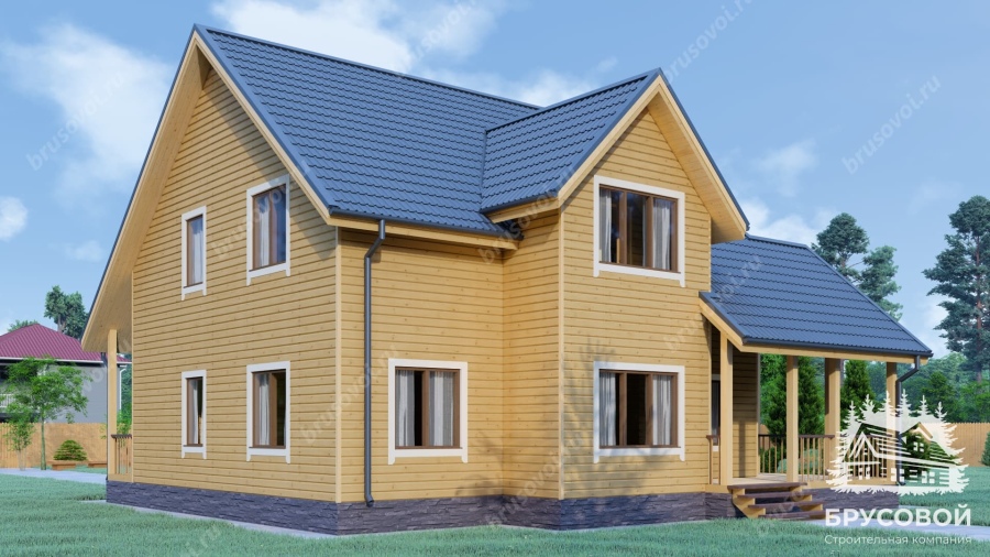 Четвертый вид проект БРУСОВОЙ №-177