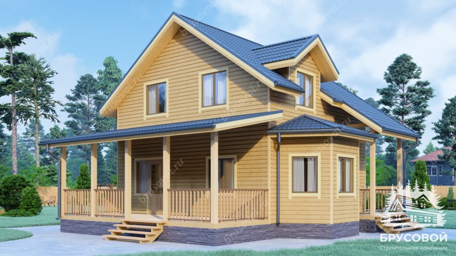 Главный вид проект БРУСОВОЙ №-179
