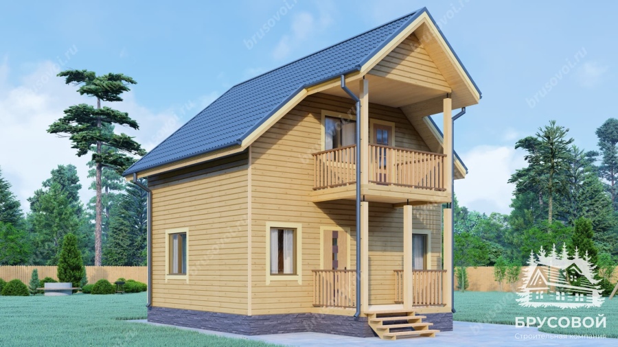Четвертый вид проект БРУСОВОЙ №-18