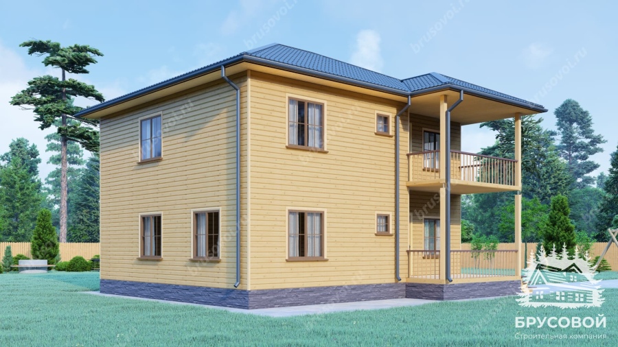 Четвертый вид проект БРУСОВОЙ №-181