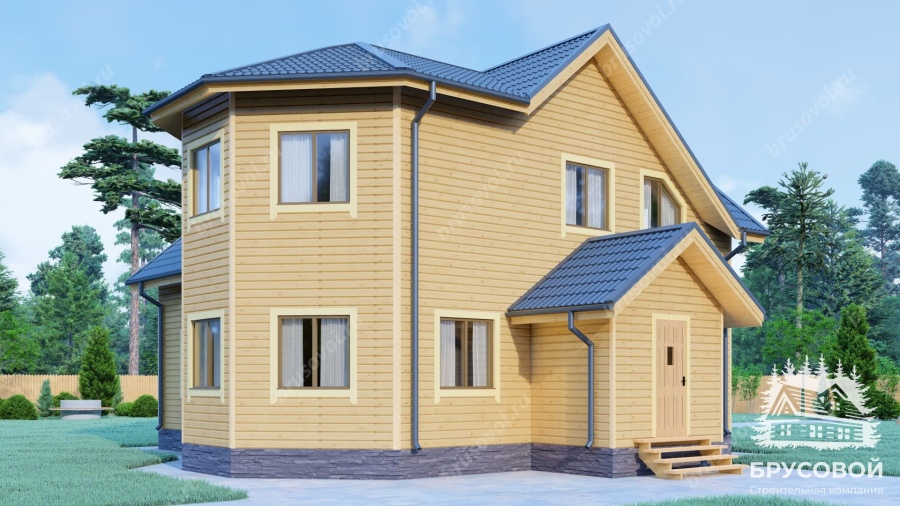 Четвертый вид проект БРУСОВОЙ №-182