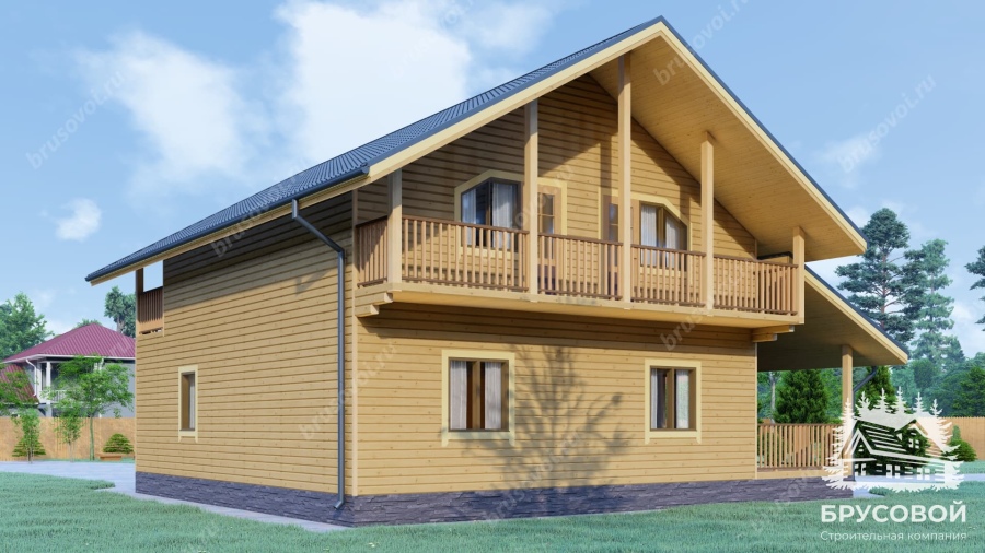 Третий вид проект БРУСОВОЙ №-183