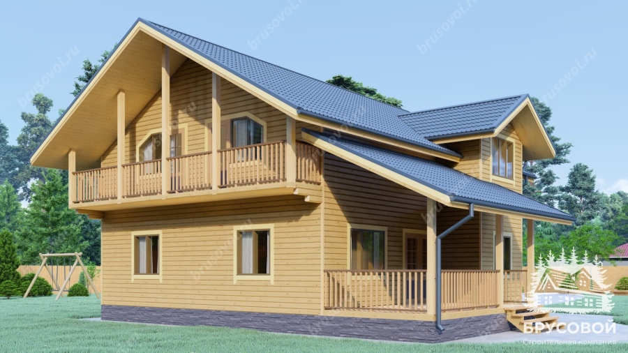 Четвертый вид проект БРУСОВОЙ №-183