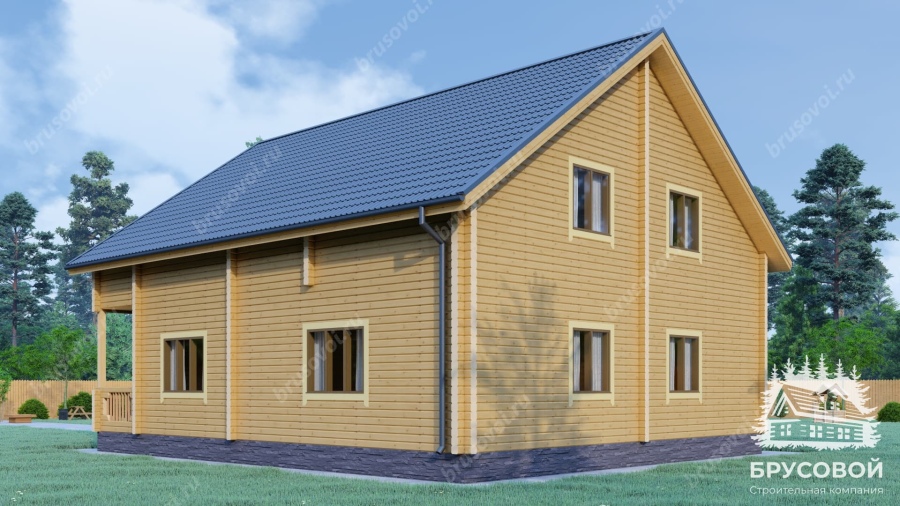 Второй вид проект БРУСОВОЙ №-184