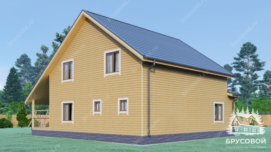 Третий вид проект БРУСОВОЙ №-185