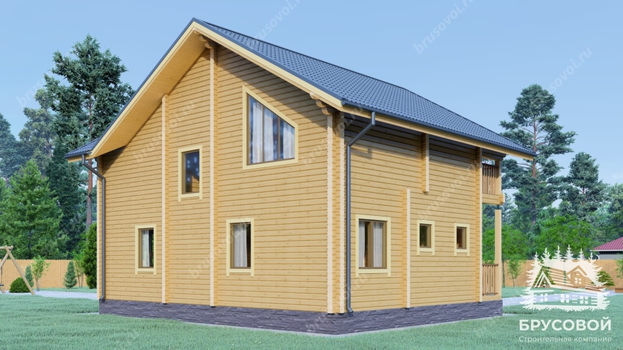 Третий вид проект БРУСОВОЙ №-188