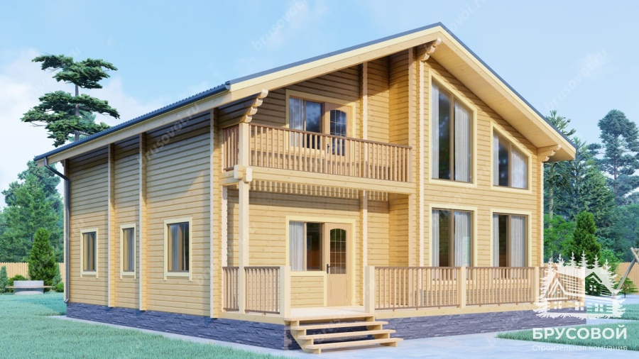 Главный вид проект БРУСОВОЙ №-189