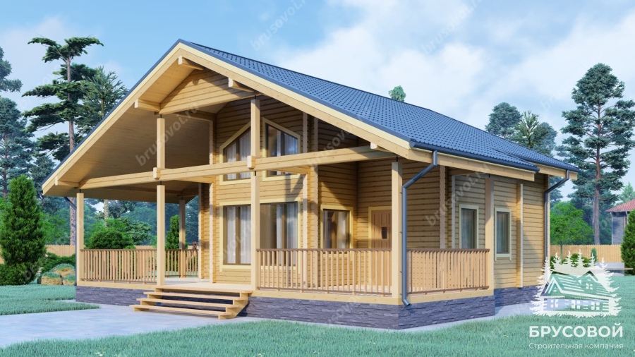 Главный вид проект БРУСОВОЙ №-191