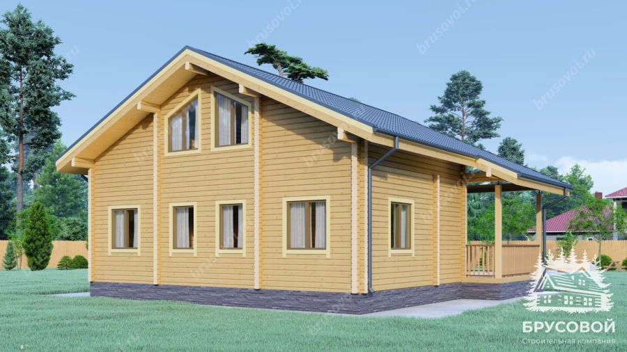 Третий вид проект БРУСОВОЙ №-191