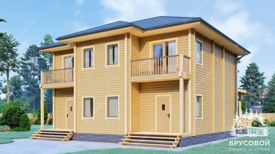 Главный вид проект БРУСОВОЙ №-192
