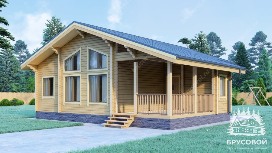 Главный вид проект БРУСОВОЙ №-193