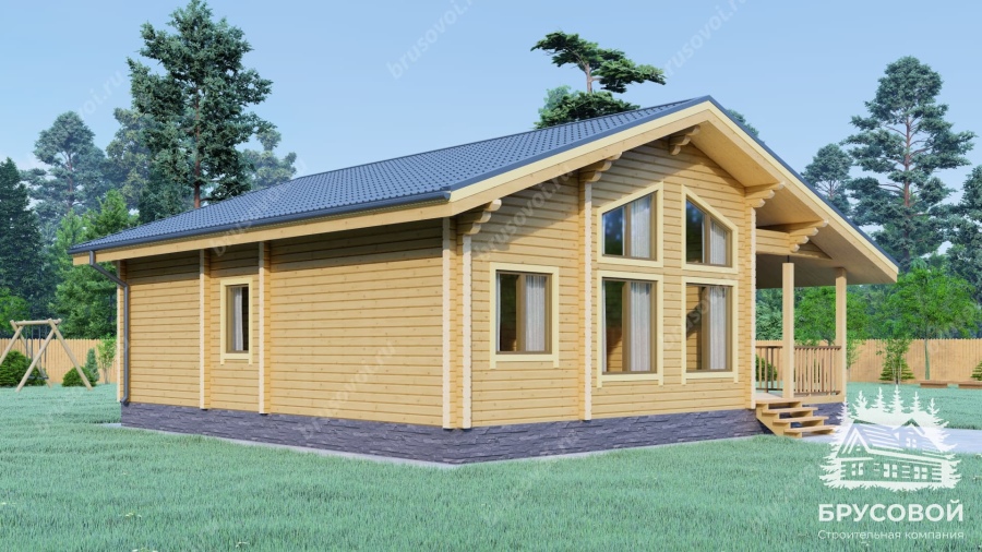 Четвертый вид проект БРУСОВОЙ №-193