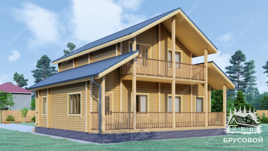 Второй вид проект БРУСОВОЙ №-195