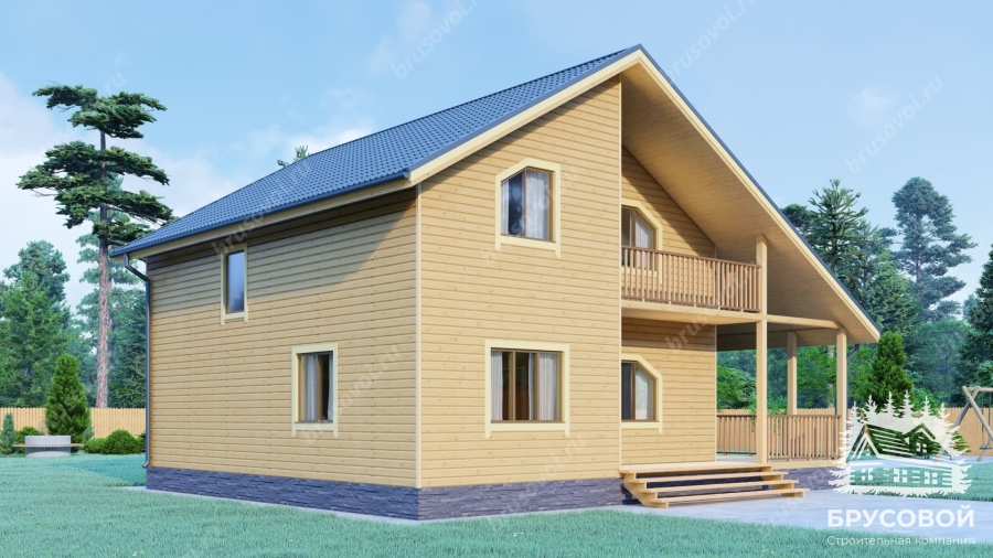 Четвертый вид проект БРУСОВОЙ №-197