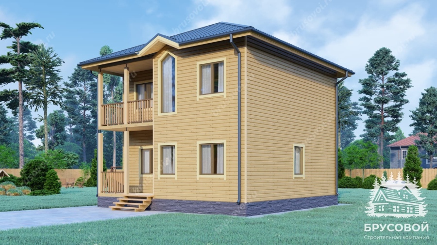 Второй вид проект БРУСОВОЙ №-198
