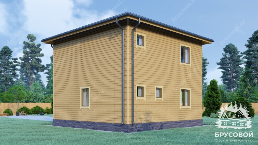 Третий вид проект БРУСОВОЙ №-198