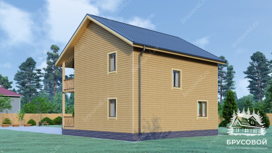 Второй вид проект БРУСОВОЙ №-199
