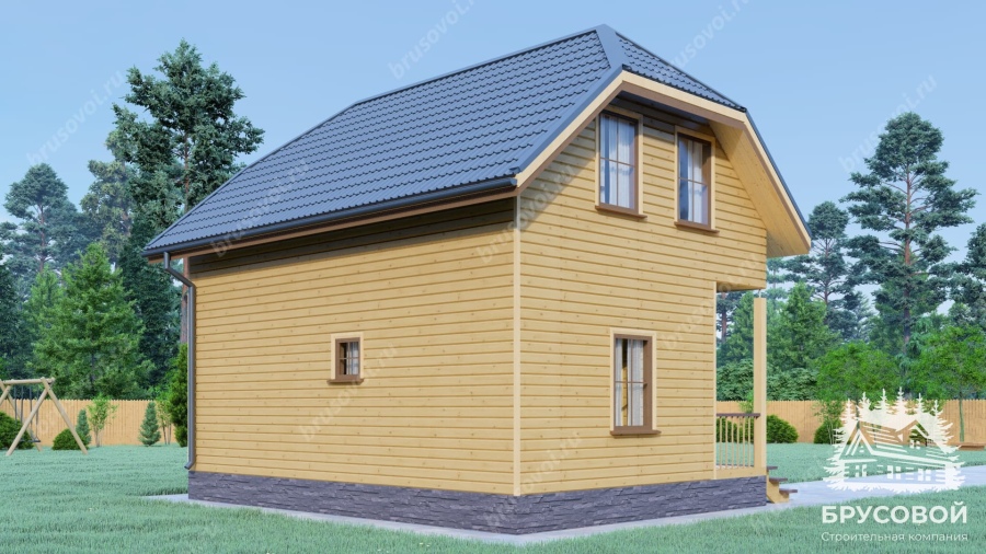 Четвертый вид проект БРУСОВОЙ №-20