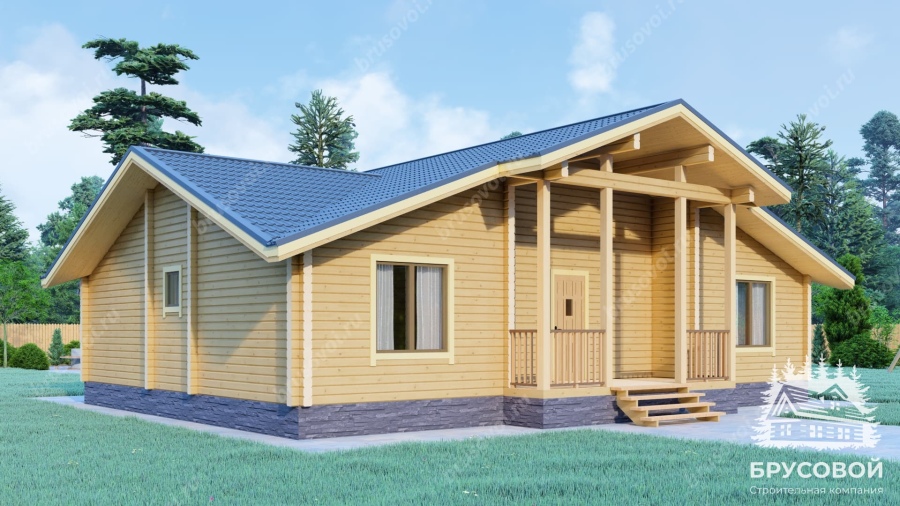 Четвертый вид проект БРУСОВОЙ №-201