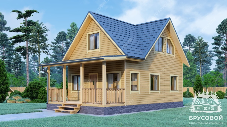 Главный вид проект БРУСОВОЙ №-21