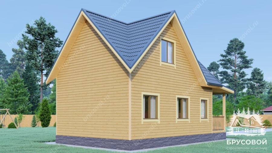 Третий вид проект БРУСОВОЙ №-21
