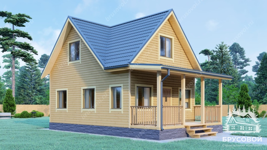 Четвертый вид проект БРУСОВОЙ №-21