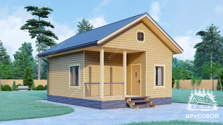 Главный вид проект БРУСОВОЙ №-22