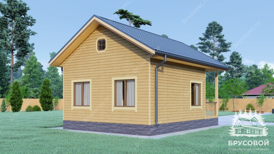 Четвертый вид проект БРУСОВОЙ №-22