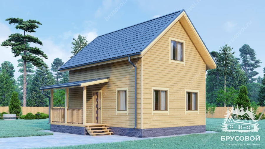 Главный вид проект БРУСОВОЙ №-24
