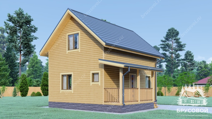 Четвертый вид проект БРУСОВОЙ №-24