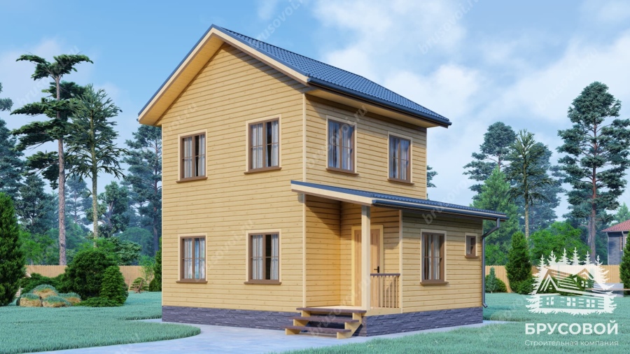 Главный вид проект БРУСОВОЙ №-25