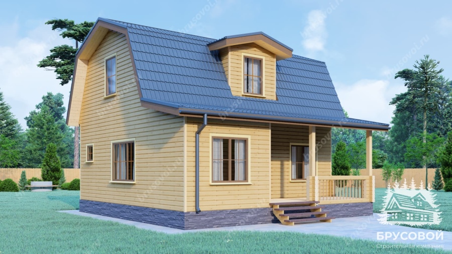 Четвертый вид проект БРУСОВОЙ №-26