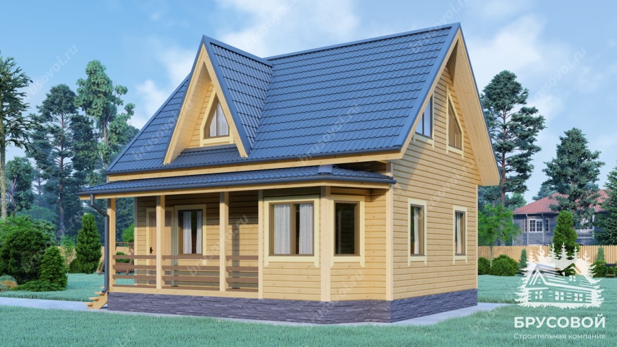 Главный вид проект БРУСОВОЙ №-27