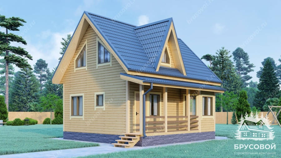 Четвертый вид проект БРУСОВОЙ №-27