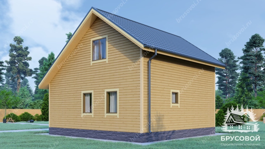 Третий вид проект БРУСОВОЙ №-28